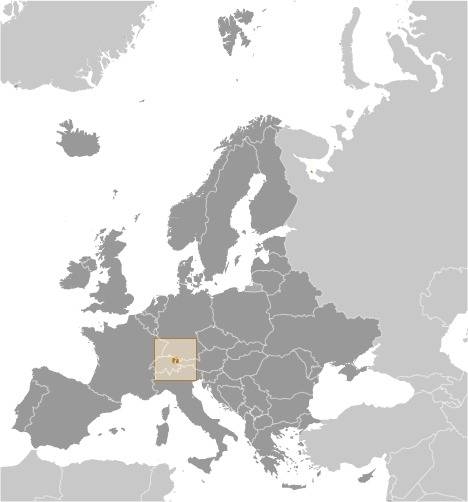 Liechtenstein Locator Map