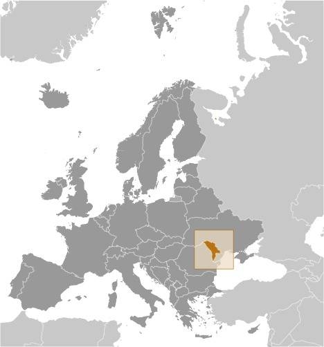 Moldova Locator Map
