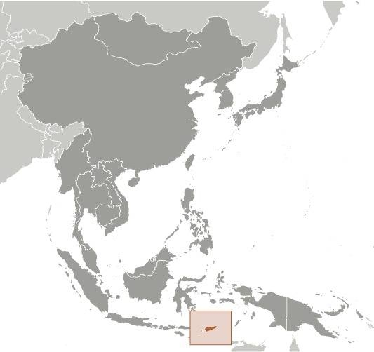 East Timor Locator Map